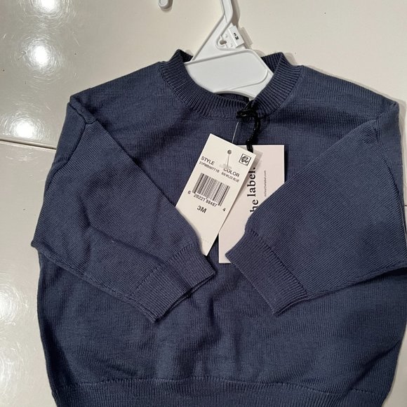 Infant Boys NWT Knit Sweater - NWT Size 3M by miles the label‎ - Picture 4 of 9